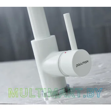 Смеситель Paulmark Kassel Ka214311-431TW (белый матовый) картинка 7